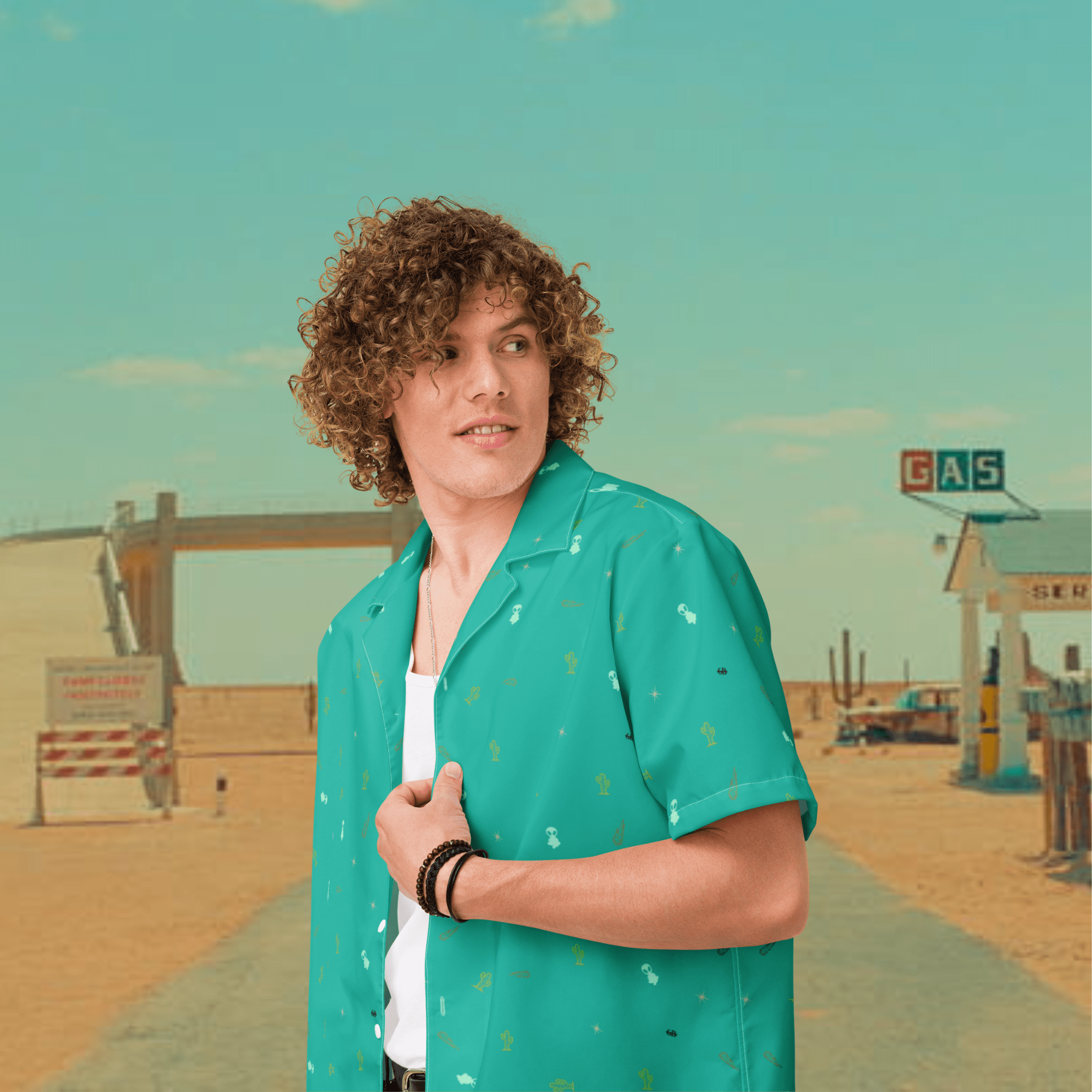 The 6th Bureau "Asteroid City" Camp Shirt - The 6th Bureau